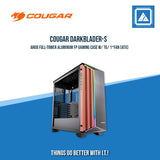 COUGAR DARK BLADER-S RGB FULLTOWER BRUSH ALUMINUM FRONT PANEL TEMPERED GLASS