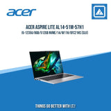 ACER ASPIRE LITE AL14-51M-57H1 I5-1235U/8GB/512GB NVME | BEST FOR STUDENTS AND FREELANCERS LAPTOP