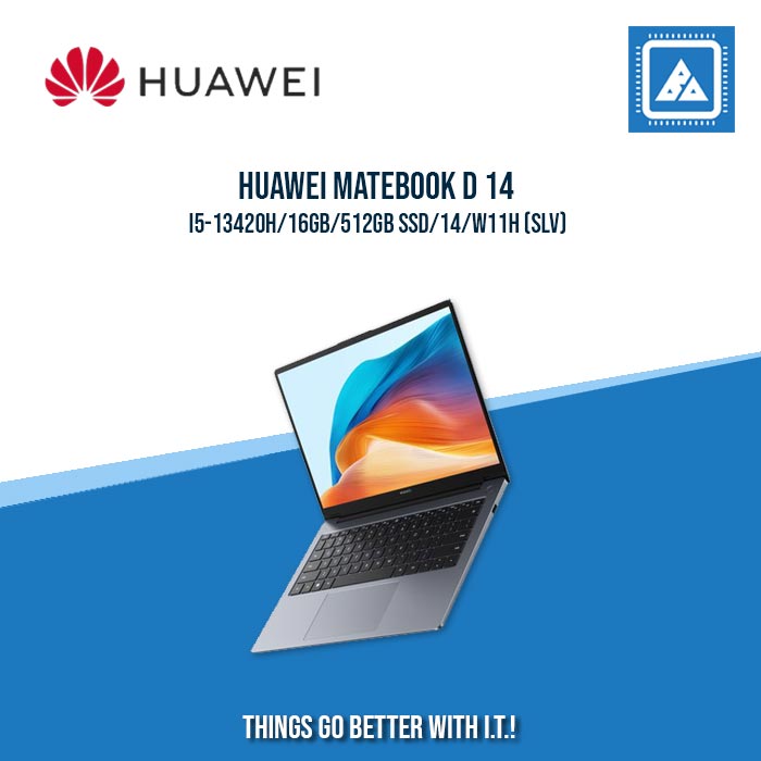 HUAWEI MATEBOOK D 14 I5-13420H/16GB/512GB SSD | BEST FOR STUDENTS AND FREELANCERS LAPTOP