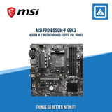 MSI PRO B550M-P GEN3 4DDR4 M.2 MOTHERBOARD (DB15, DVI, HDMI)