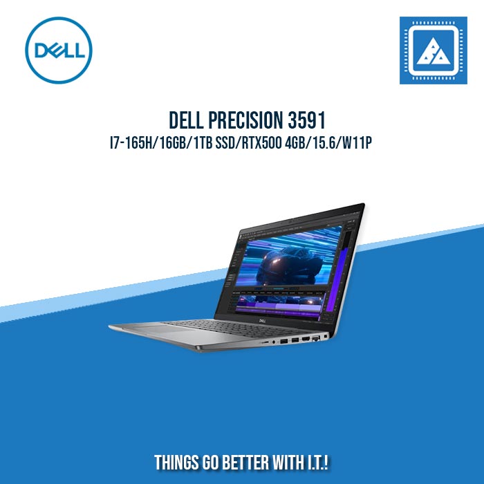 DELL PRECISION 3591 I7-165H/16GB/1TB SSD/RTX500 4GB/15.6/W11P | BEST FOR AUTOCAD LAPTOP