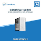 FARA R1 BLACK | WHITE ATXMID-TOWER CASE WITH TEMPERED GLASS WINDOW