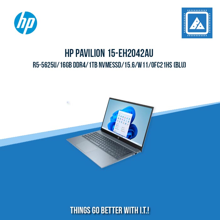 HP PAVILION 15-EH2042AU R5-5625U/16GB DDR4/1TB NVMeSSD | BEST FOR STUDENTS AND FREELANCERS LAPTOP