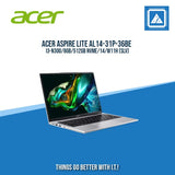 ACER ASPIRE LITE AL14-31P-36BE I3-N300/8GB/512GB NVME/14/W11H/BEST FOR STUDENTS LAPTOPS