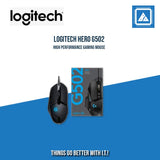 LOGITECH G502 HERO HIGH PERFORMANCE GAMING MOUSE