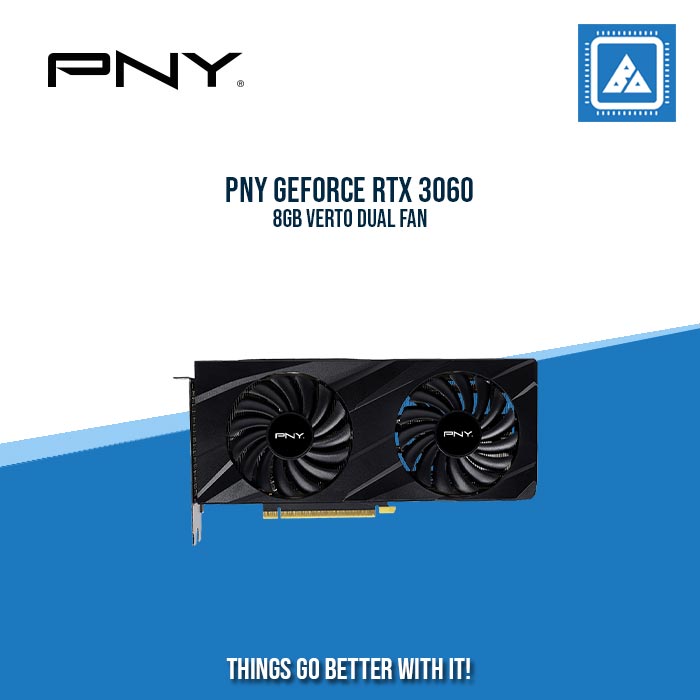 PNY GPU VERTO RTX3060 8GB DUAL FAN – BlueArm Computer Store