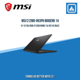 MSI C12MO-893PH MODERN 14 I3-1215U/8GB/512GB NVME | BEST FOR STUDENTS LAPTOP