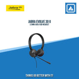 JABRA EVOLVE 30 II 3.5MM JACK/USB HEADSET