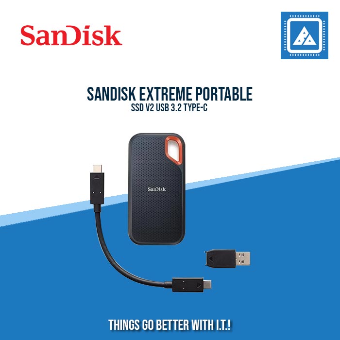 SANDISK EXTREME PORTABLE SSD V2 USB 3.2 TYPE-C
