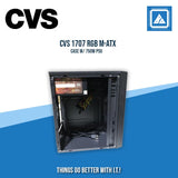 CVS 1707 RGB M-ATX CASE W/ 750W PSU