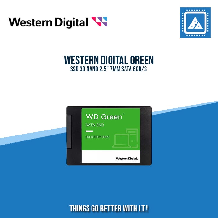WESTERN DIGITAL GREEN SSD 3D NAND 2.5