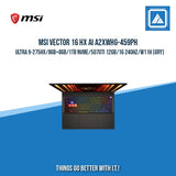 MSI VECTOR 16 HX AI A2XWHG-459PH ULTRA 9-275HX/8GB+8GB/1TB NVME | BEST FOR GAMING LAPTOP