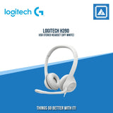 LOGITECH H390 USB STEREO HEADSET (OFF-WHITE)