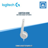 LOGITECH H390 USB STEREO HEADSET (OFF-WHITE)