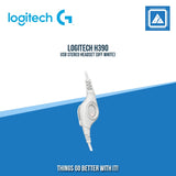 LOGITECH H390 USB STEREO HEADSET (OFF-WHITE)