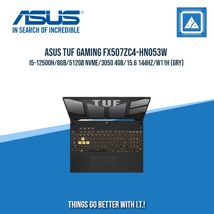 ASUS FX507ZC4-HN053W I5-12500H/8GB/512GB NVME/3050 4GB | BEST FOR GAMING AND AUTOCAD LAPTOP