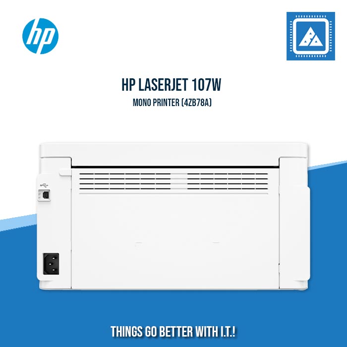 HP LASERJET 107W MONO PRINTER (4ZB78A)