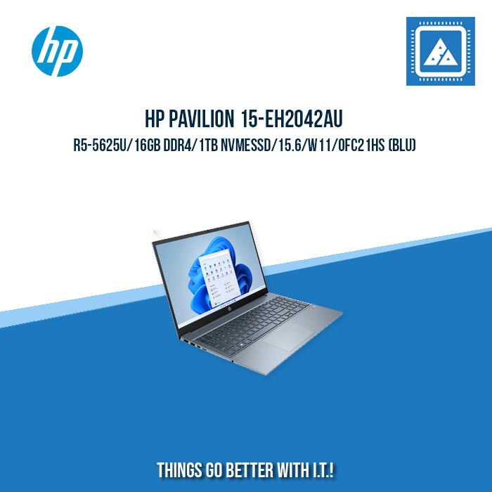 HP PAVILION 15-EH2042AU R5-5625U/16GB DDR4/1TB NVMeSSD | BEST FOR STUDENTS AND FREELANCERS LAPTOP