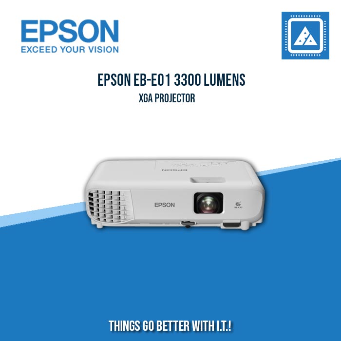 EPSON EB-E01 3300 LUMENS XGA PROJECTOR