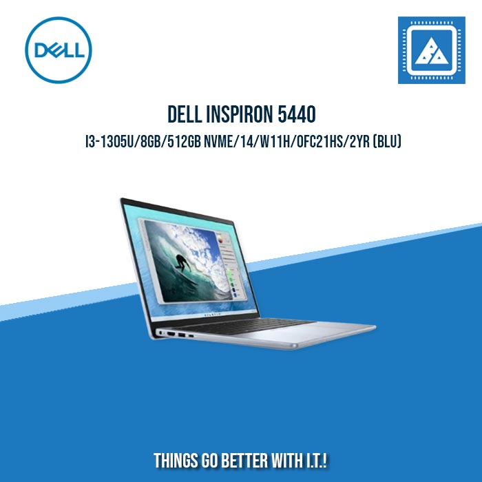 DELL INSPIRON 5440 I3-1305U/8GB/512GB NVME/14/W11H/OFC21HS | BEST FOR STUDENTS LAPTOP