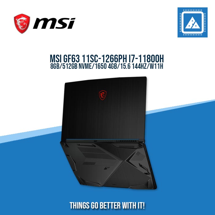 MSI GF63 11SC-1266PH I7-11800H/8GB/512GB NVME/1650 4GB | BEST FOR GAMING AND AUTOCAD LAPTOP