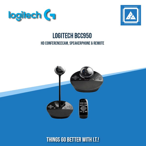 LOGITECH BCC950 HD CONFERENCECAM, SPEAKERPHONE & REMOTE – BlueArm ...
