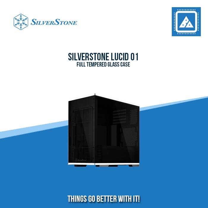 SILVERSTONE LUCID 01 FULL TEMPERED GLASS CASE
