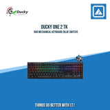 DUCKY ONE 2 TKL RGB MECHANICAL KEYBOARD (BLUE SWITCH)