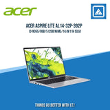 ACER ASPIRE LITE AL14-32P-392P I3-N355/8GB/512GB NVME | BEST FOR STUDENTS LAPTOP