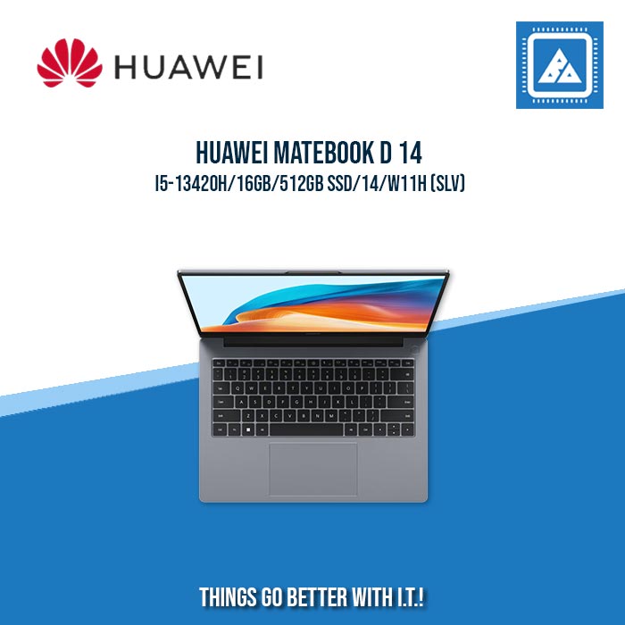 HUAWEI MATEBOOK D 14 I5-13420H/16GB/512GB SSD | BEST FOR STUDENTS AND FREELANCERS LAPTOP