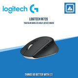 LOGITECH M720 TRIATHLON WIRELESS MULTI-DEVICE MOUSE