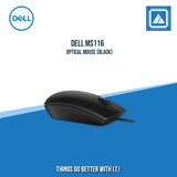 DELL MS116 OPTICAL MOUSE (BLACK)