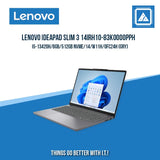 LENOVO IDEAPAD SLIM 3 14IRH10-83K0000PPH I5-13420H/8GB/512GB NVME | BEST FOR STUDENTS AND LAPTOP