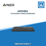A4TECH FBK25 FSTYLER BLUETOOTH & 2.4G WIRELESS KEYBOARD (BLACK)
