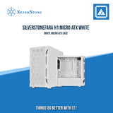 SILVERSTONE FARA H1 MICRO ATX CASE WITH TEMPERED GLASS WINDOW BLACK|WHITE