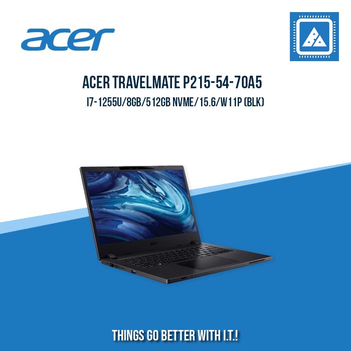 ACER TRAVELMATE P215-54-70A5 I7-1255U/8GB/512GB NVME | BEST FOR FREELANCERS LAPTOP