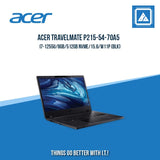 ACER TRAVELMATE P215-54-70A5 I7-1255U/8GB/512GB NVME | BEST FOR FREELANCERS LAPTOP