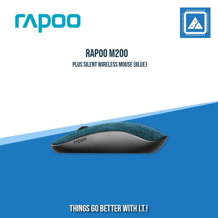 RAPOO M200 PLUS SILENT WIRELESS MOUSE (BLUE)