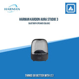 HARMAN KARDON AURA STUDIO 3 BLUETOOTH SPEAKER (BLACK)