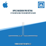 APPLE MACBOOK PRO RETINA 14 M3 CHIP 8C8GB1TB SSD (MR7K3PPA) BEST FOR FREELANCERS LAPTOP