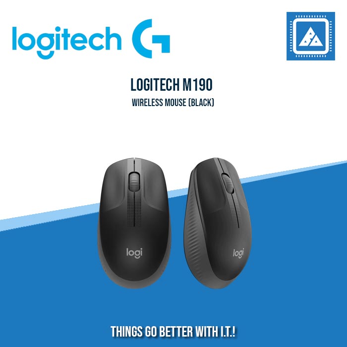 LOGITECH M190 WIRELESS MOUSE (BLACK | BLUE| RED)