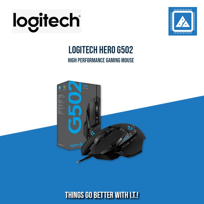 LOGITECH G502 HERO HIGH PERFORMANCE GAMING MOUSE