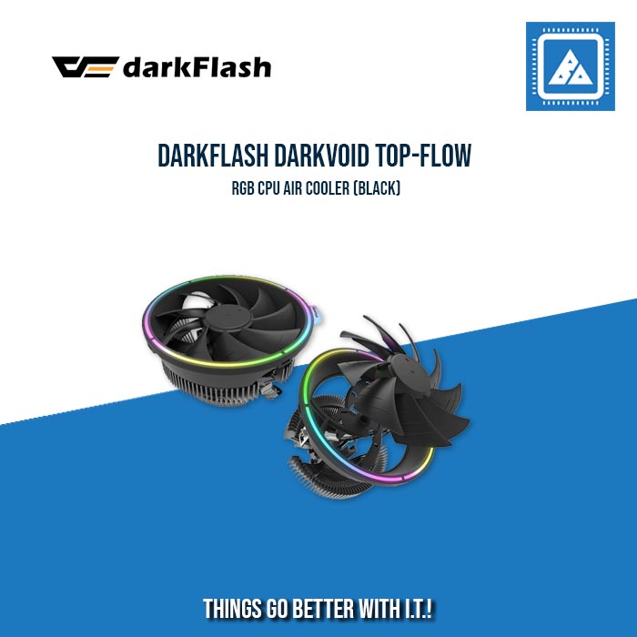 DARKFLASH DARKVOID TOP-FLOW RGB CPU COOLER (BLACK)