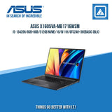 ASUS X1605VA-MB1716WSM I5-13420H/8GB+8GB/512GB NVME | BEST FOR STUDENTS AND FREELANCERS LAPTOP