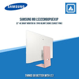 SAMSUNG M8 LS32CM80PUEXXP 32" 4K SMART MONITOR W/ SPKR WLMNT (HDMI) (SUNSET PINK)