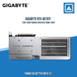 GIGABYTE RTX 4070TI 12GB 192BIT GDDR6X AERO OCV2 (HDMI, 3XDP)