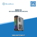 RAVEN Z 03 MINI ITX CASE W/ADDRESSABLE RGB LED PANEL DISPLAY BLACK
