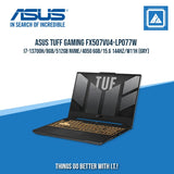 ASUS TUFF GAMING FX507VU4-LP077W I7-13700H/8GB/512GB NVME/4050 6GB | BEST FOR GAMING AND AUTOCAD LAPTOP