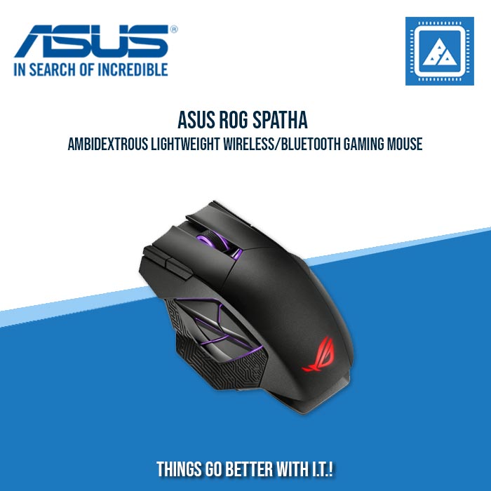 ASUS ROG SPATHA X WIRED/WIRELESS GAMING MOUSE – BlueArm Computer Store