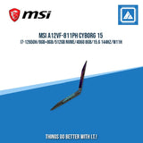 MSI A12VF-811PH CYBORG 15 I7-12650H/8GB+8GB/512GB NVME/4060 8GB | BEST FOR GAMING AND AUTOCAD LAPTOP